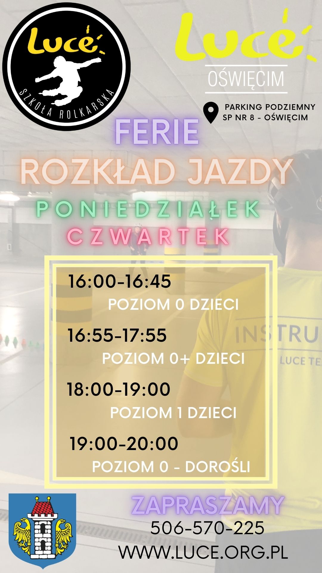 Zajęcia rolkowe w Ferie - Oświęcim Zajęcia rolkowe w Ferie - Oświęcim
